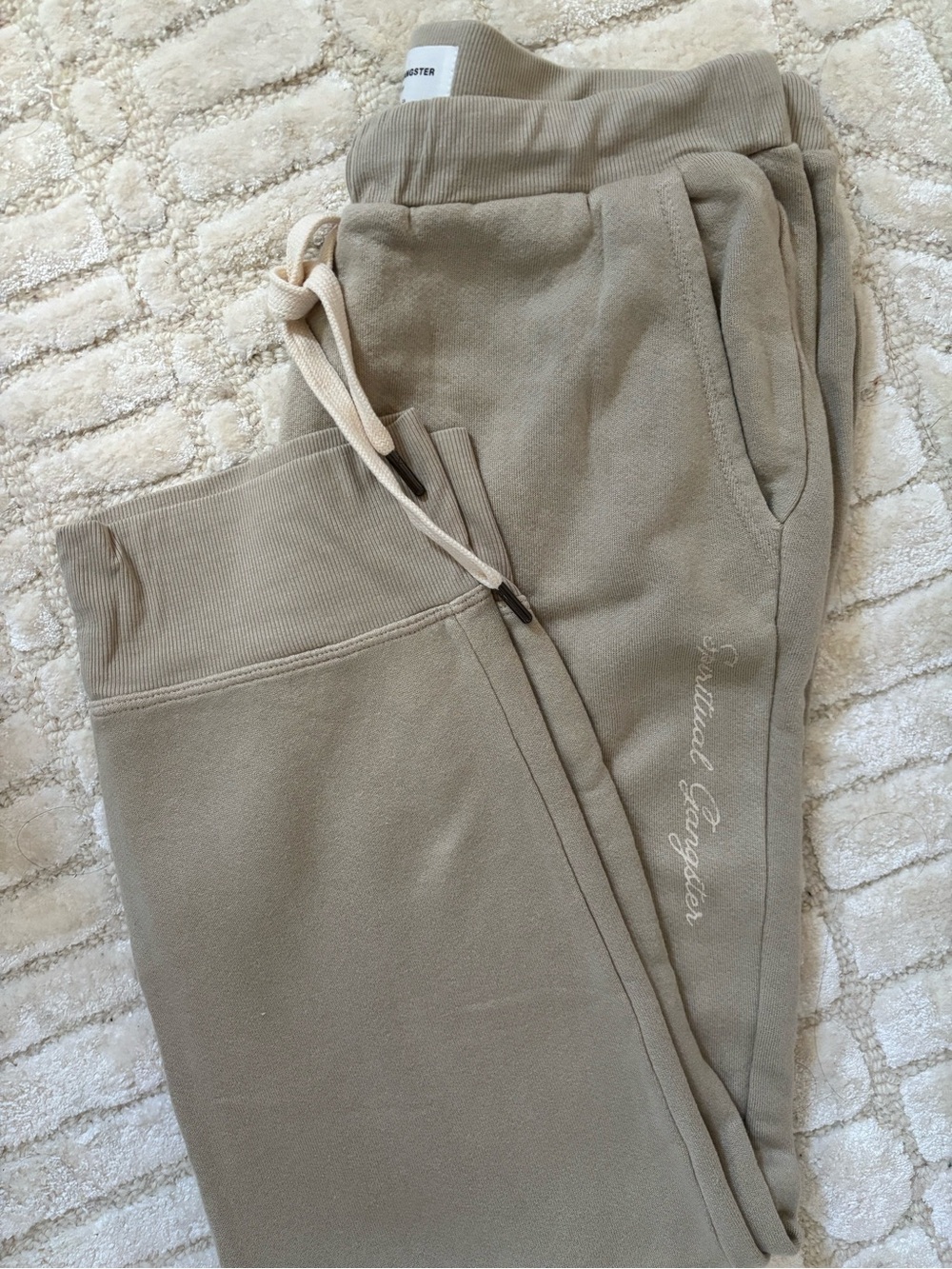 Spiritual Gangster Women's Insignia Hendrix Sweatpants in Palo Santo - Picture 5 of 5